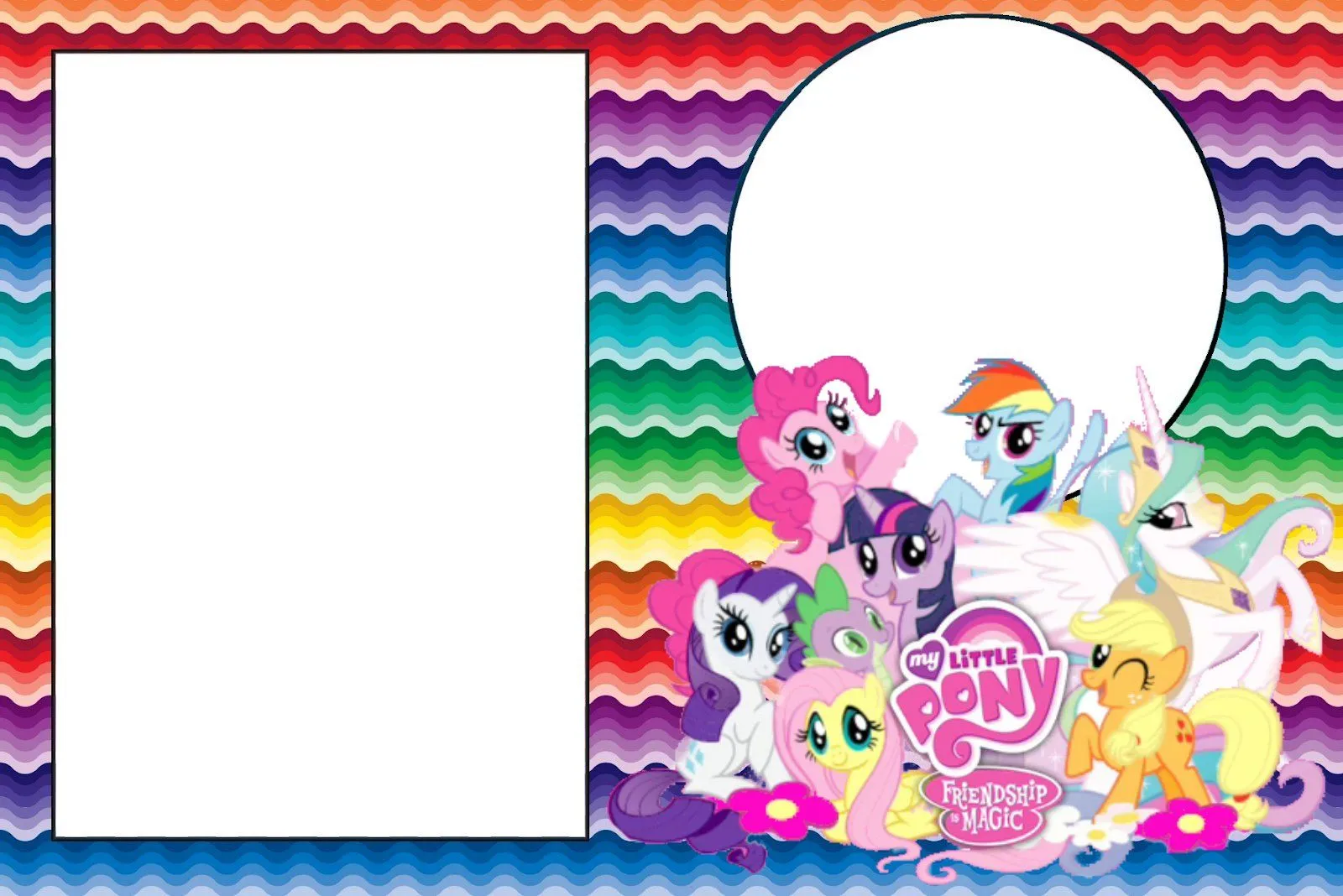 Imprimibles de My Little Pony. - Ideas gratis para fiestas y ...