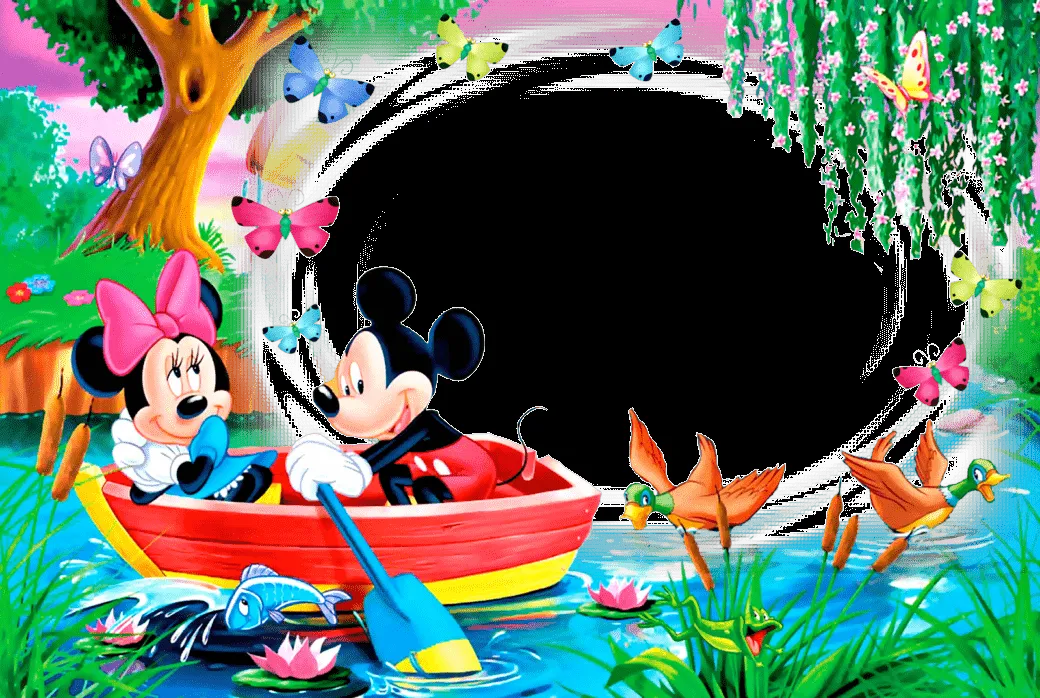 Mickey Mouse y Minnie Mouse enamorados de bebés - Imagui