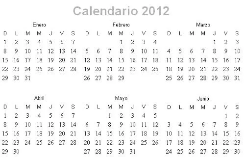 Imprimir Calendario 2012 - Lima Teve