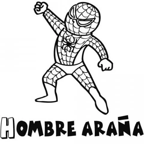 Imprimir dibujos para colorear : Carnaval: disfraz de spiderman