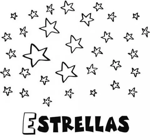 Conjuntos de estrellas para colorear - Imagui