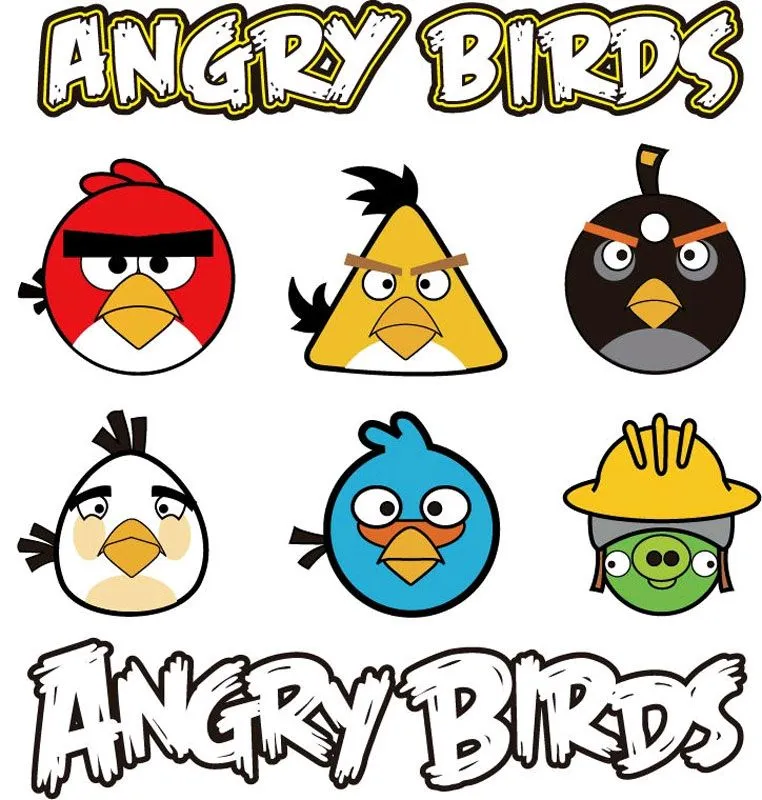 Imprimir Dibujos: Dibujos de Personajes de Angry Birds para Imprimir