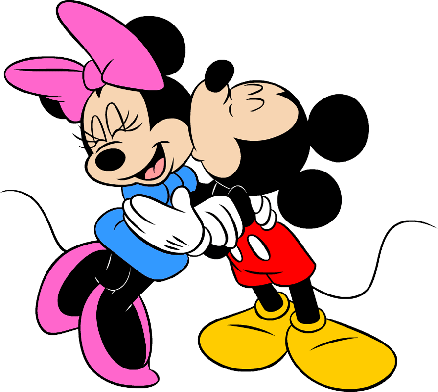 Mimi y Mickey besandose - Imagui