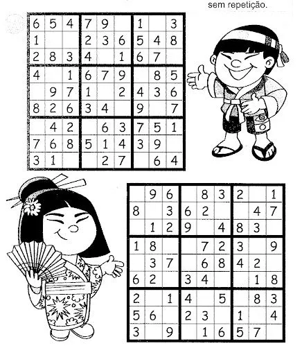 IMPRIMIR SUDOKU PARA NIÑOS