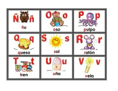 Increible lotería bingo de abecedario para primer y segundo grado ...