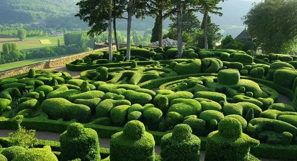 Los increíbles jardines de Marqueyssac - Jardineria