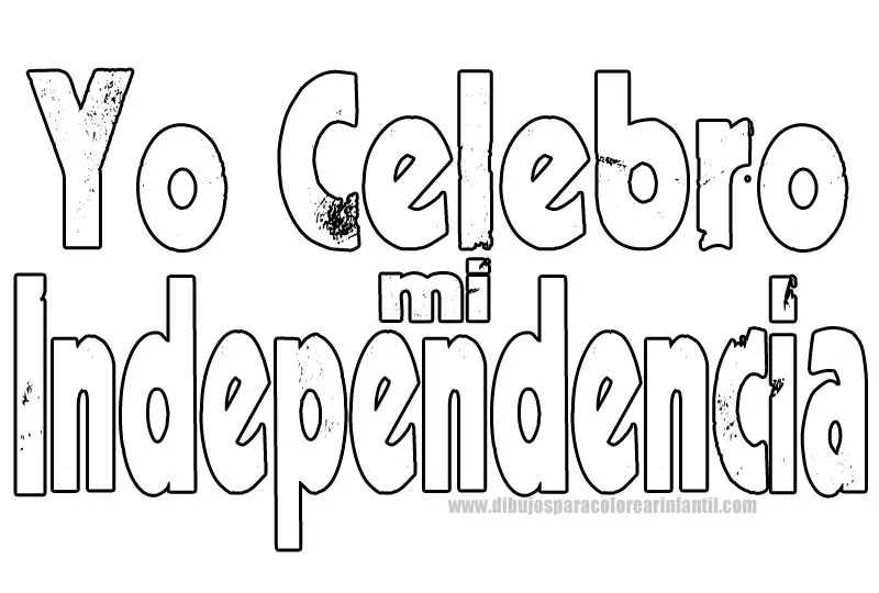 Imagenes de la independencia para colorear - Imagui