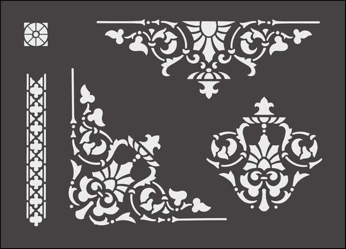 Indian stencils from The Stencil Library. Buy from our range of ...