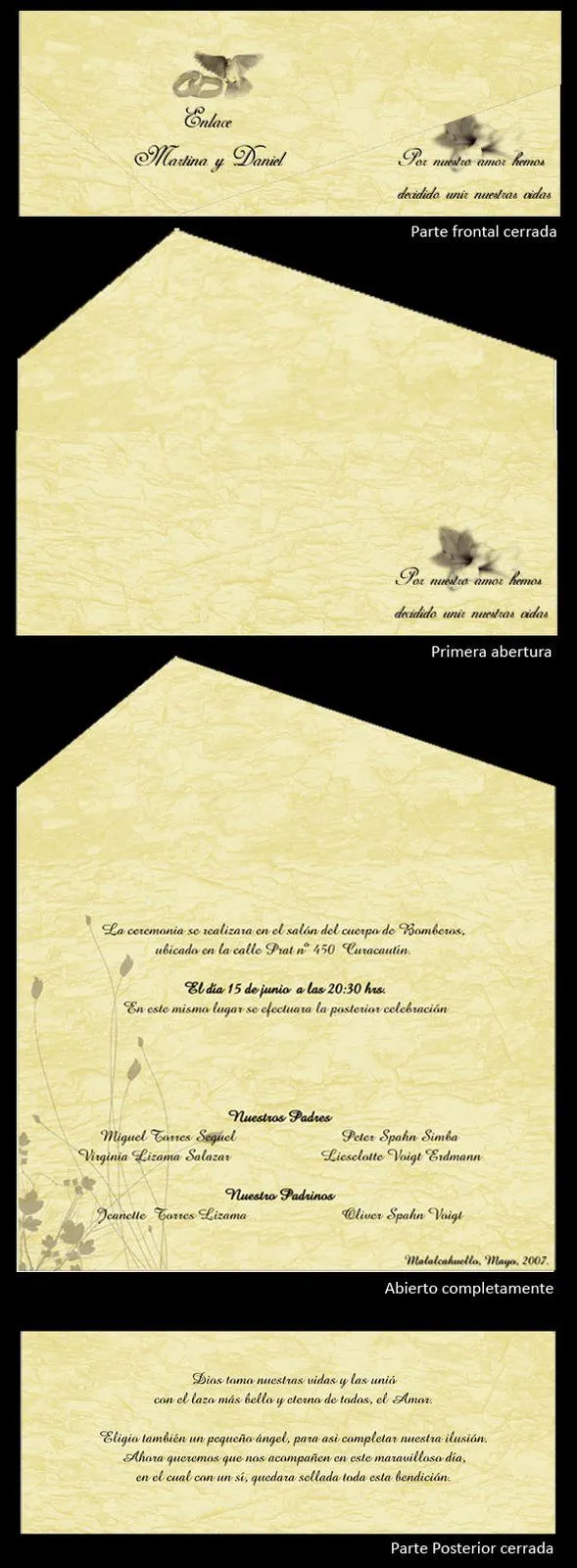  ... indicaciones para realizar Tarjeta de Invitación - Photoshop Designs