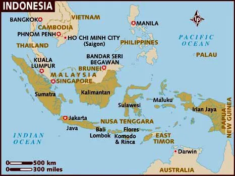 indonesia (Informacion y mapa)