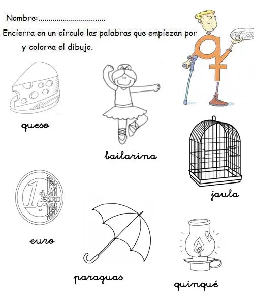 Infantil al aula: Fichas lecto escritura: p, q, r