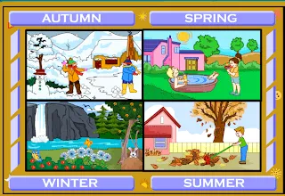 Infantil EducArte: Las estaciones (Seasons) y otros juegos en inglés