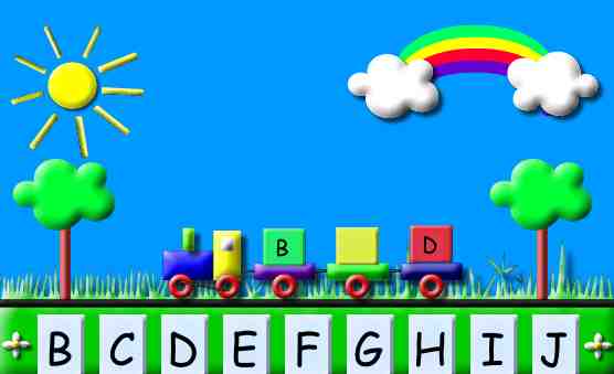 Infantil Mercedarias: TREN DE LETRAS