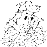 ... infantiles para pintar y colorear: bebes disney para pintar donald