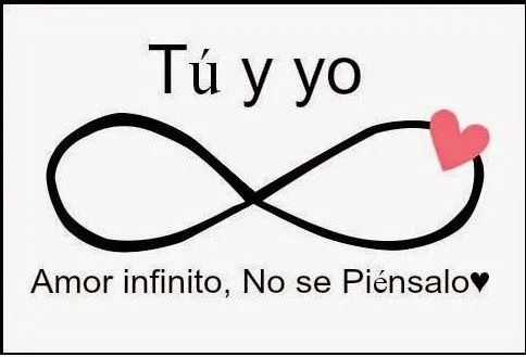 Infinitos con frases de amor - Imagui