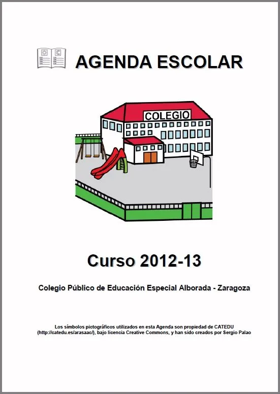 Informática para Educación Especial: Agenda Escolar para el Curso ...