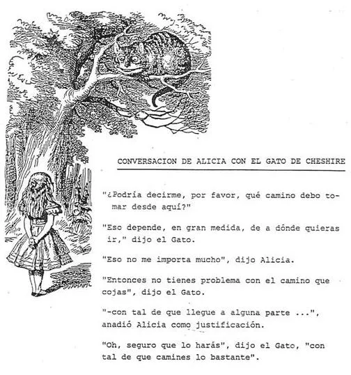 Ing. Hector Andrade Girón: Alicia y el gato de Cheshire