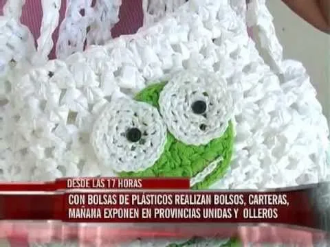 Una buena iniciativa: bolsas de plástico tejidas - YouTube