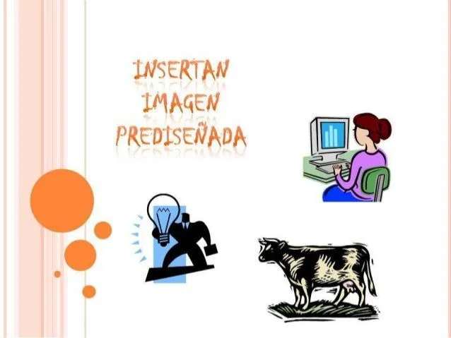 Como insertar imagenes prediseñadas en power point