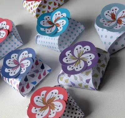 Inspiracion hecha a mano: Plantillas de cajas de papel