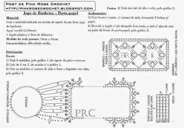 Inspirações de Croche com Any Lucy: Jogo de Banheiro | CROCHET ...