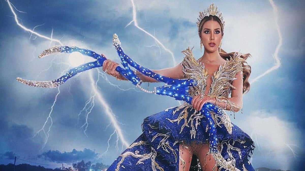 Inspirado en el Relámpago del Catatumbo: el traje típico de Venezuela para  el Miss Universo | NTN24.COM