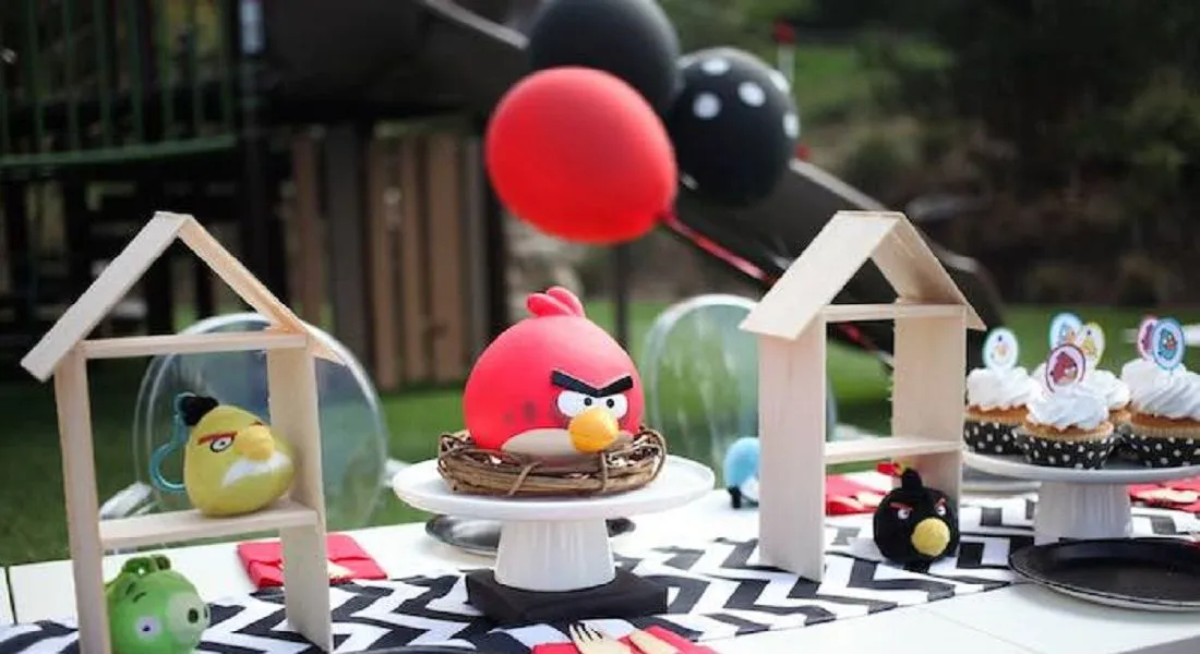 Inspirate para una divertida fiesta Angry Birds