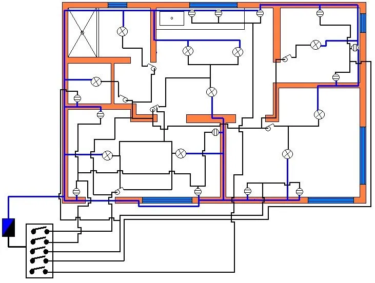 Instalaciones Eléctricas Residenciales: PLANOS MAS USADOS EN UN ...