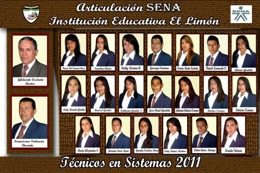 INSTITUCIÓN EDUCATIVA EL LIMÓN: PRIMERA PROMOCION DE TECNICOS DE ...