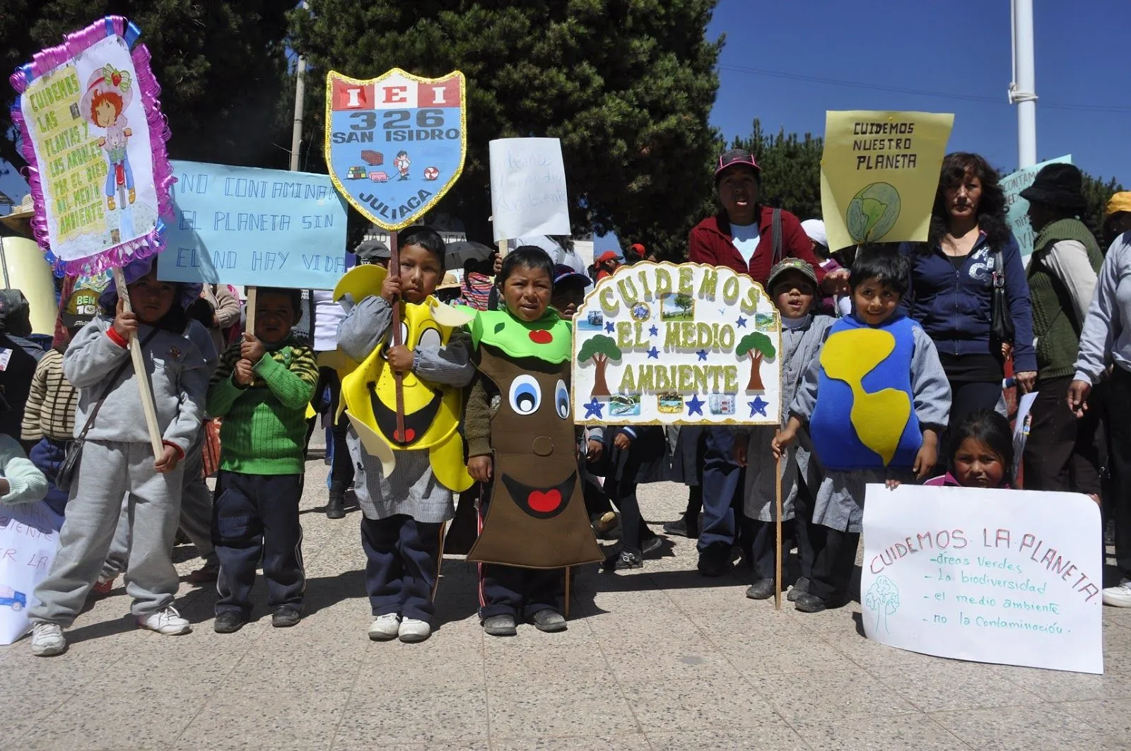 Instituciones Educativas participaron en marcha de sensibilización ...