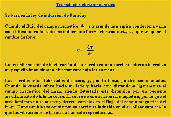 Instrumentos eléctricos y electrónicos