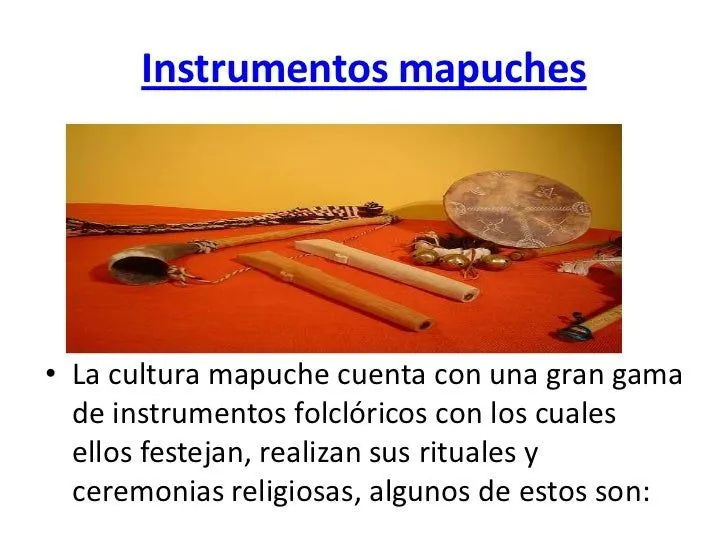 Instrumentos mapuches