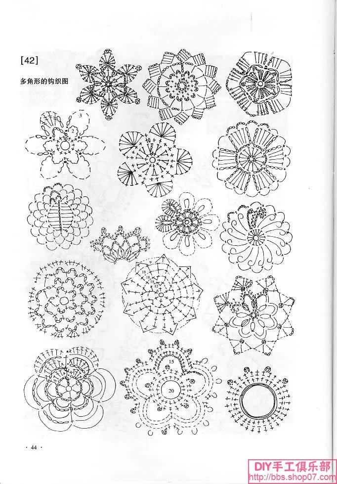 Cosas interesantes!!!: APLIQUES en Crochet