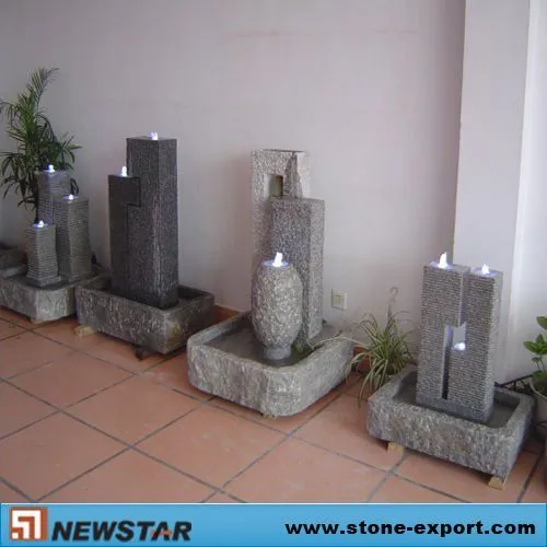 interior de fuentes de agua-Productos de jardín de piedra ...