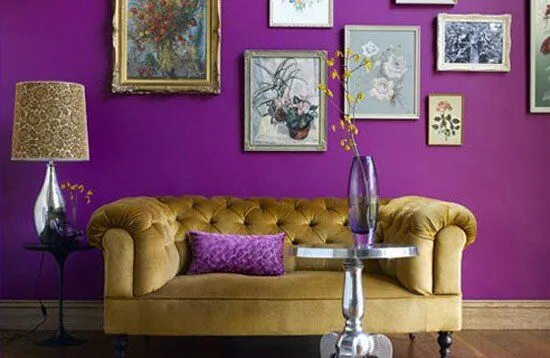 Interiores de color violeta | Decoracion de Decoracion