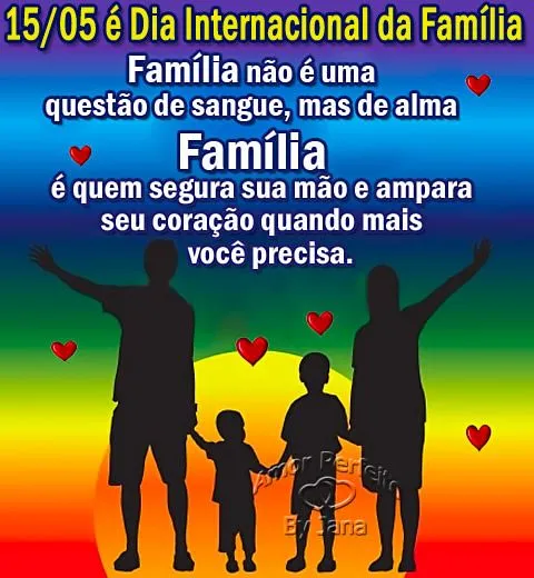 Dia Internacional da Família - Imagens, Mensagens e Frases para ...