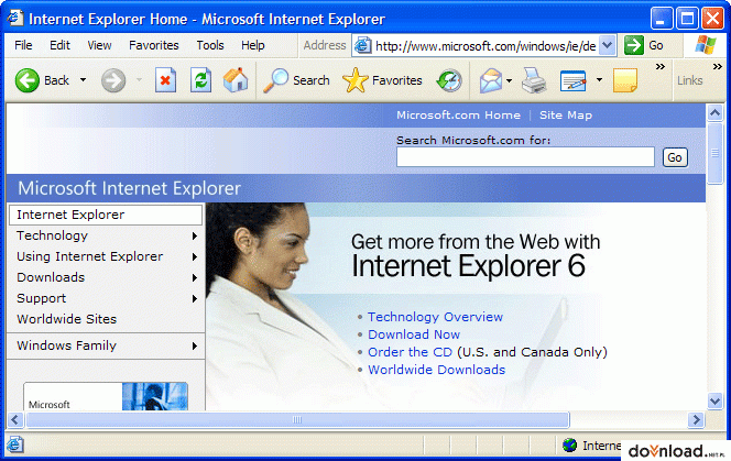 Internet Explorer 6 Service Pack 1 PL Download | Descargar ...