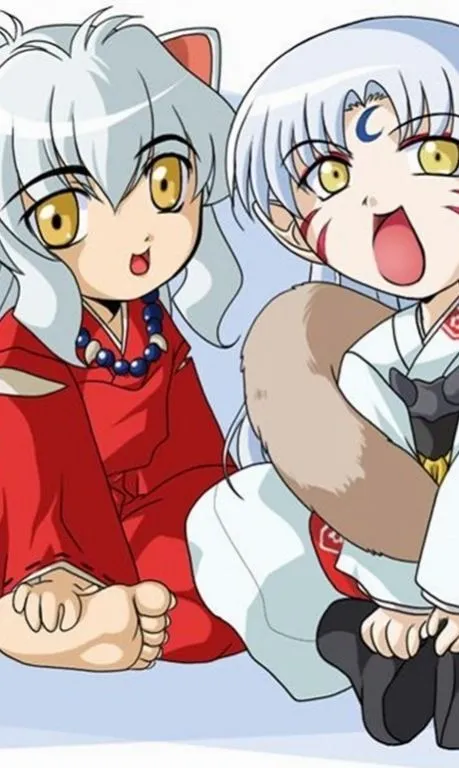 Chibi Inuyasha and Sesshomaru by saphirathehedgehog1 on deviantART