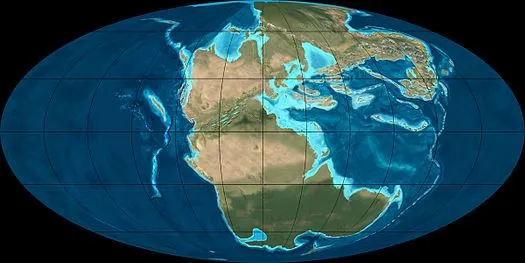 Mapa de pangea para colorear - Imagui