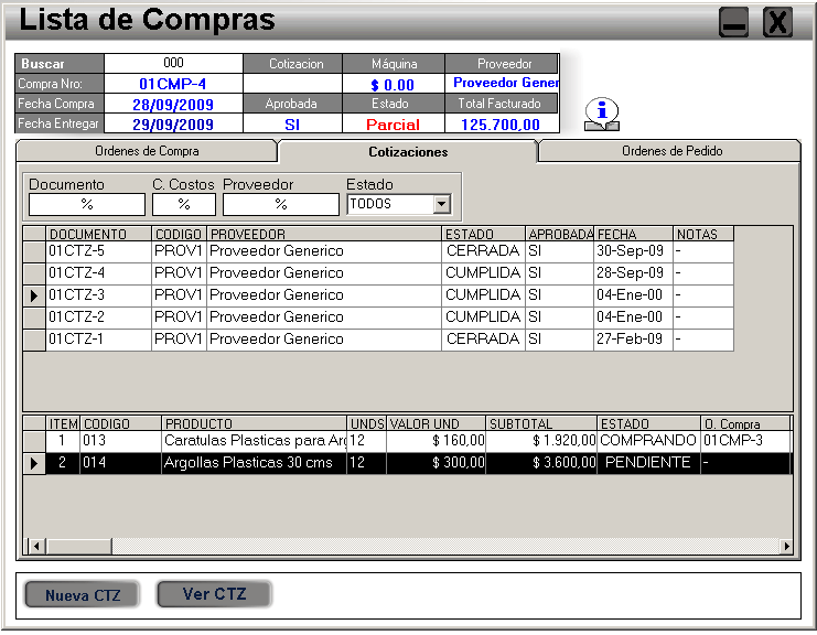 Inventarios Kardex Tauro: Como convierto una cotizacion en orden ...