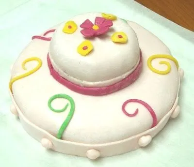 Inventos en la cocina: Pastel bombín (pastel con fondant)