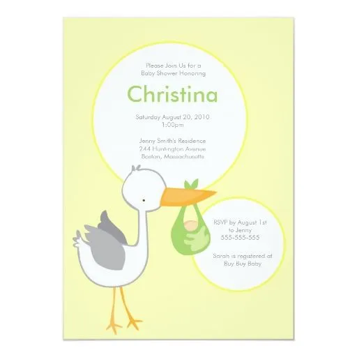 Invitación amarilla y verde de la fiesta de | Zazzle