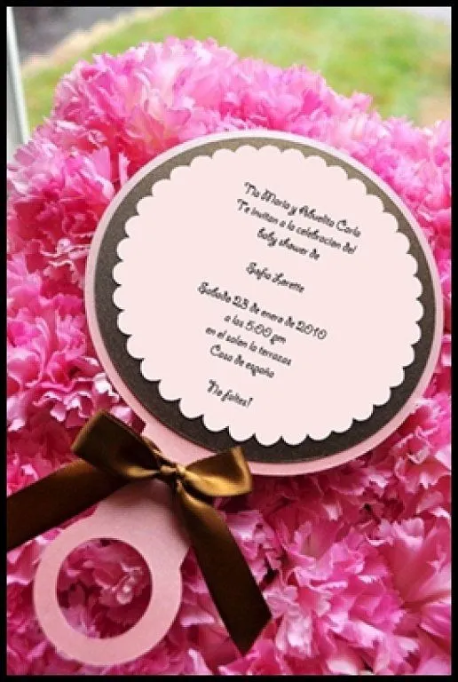 Invitacion Baby Shower. | Aprender manualidades es facilisimo.