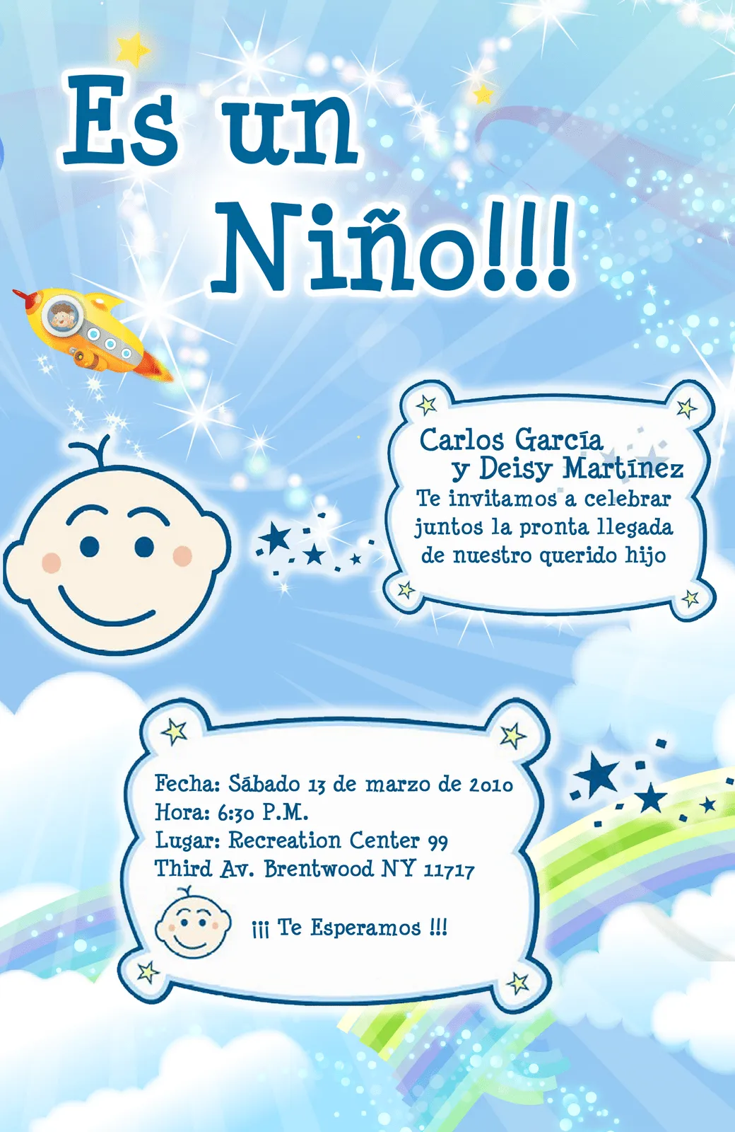 Invitaciónes para baby shower png - Imagui