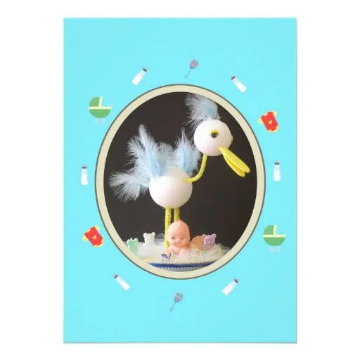 Invitacion a Baby Shower Comunicados Personales de Zazzle.