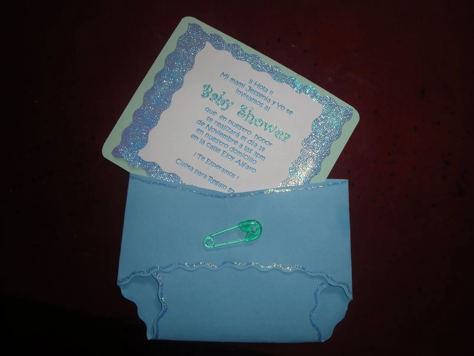 Invitacion Para Baby Shower Manualidades