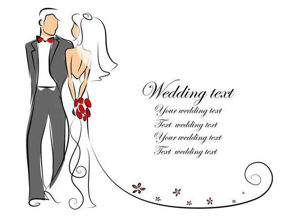 invitacion de casamiento — Vector stock © virinaflora #24524059