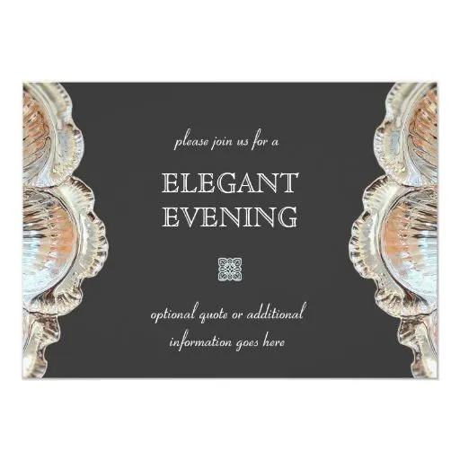 Invitación de cena formal | Zazzle