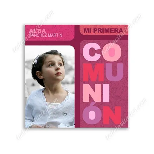 Invitacion de comunión "Fantasy Kids" - invitaciones y detalles ...