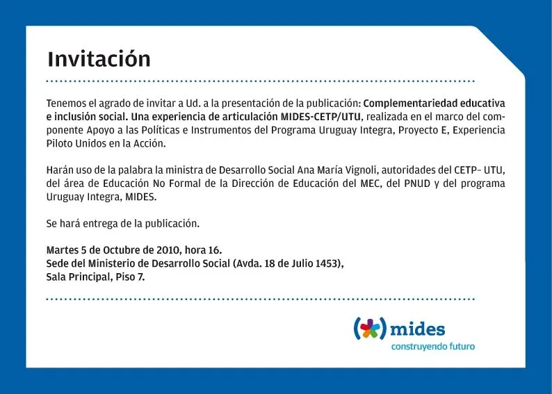 Invitación formal evento - Imagui